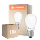 Multipack 10x Ledvance Classic LED E27 Pear Frosted 3.4W 470lm - 827 Extra Warm White | Replaces 40W