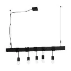 Eglo Pendant Townshend-B Steel Black | IP20 - Suitable for 5x E27 