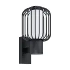Eglo Wall Light Ravello Steel Black | IP44 - Suitable for 1x E27