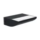Eglo Wall Light Sorronaro Aluminium Black 10W 1000lm - 830 Warm White | IP65