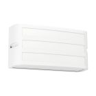 Eglo Wall Light Camarda Aluminium White | IP54 - Suitable for 1x E27