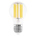 Eglo LED Pear E27 Filament Clear 4.9W 1055lm - 830 Warm White | Replaces 75W