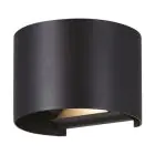 Eglo Wall Light Calpino 3 Aluminium Black 2W 420lm - 830 Warm White | IP54
