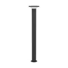 Eglo Pedestal Lamp Rigosa Steel Black 10W 1100lm - 830 Warm White | IP44